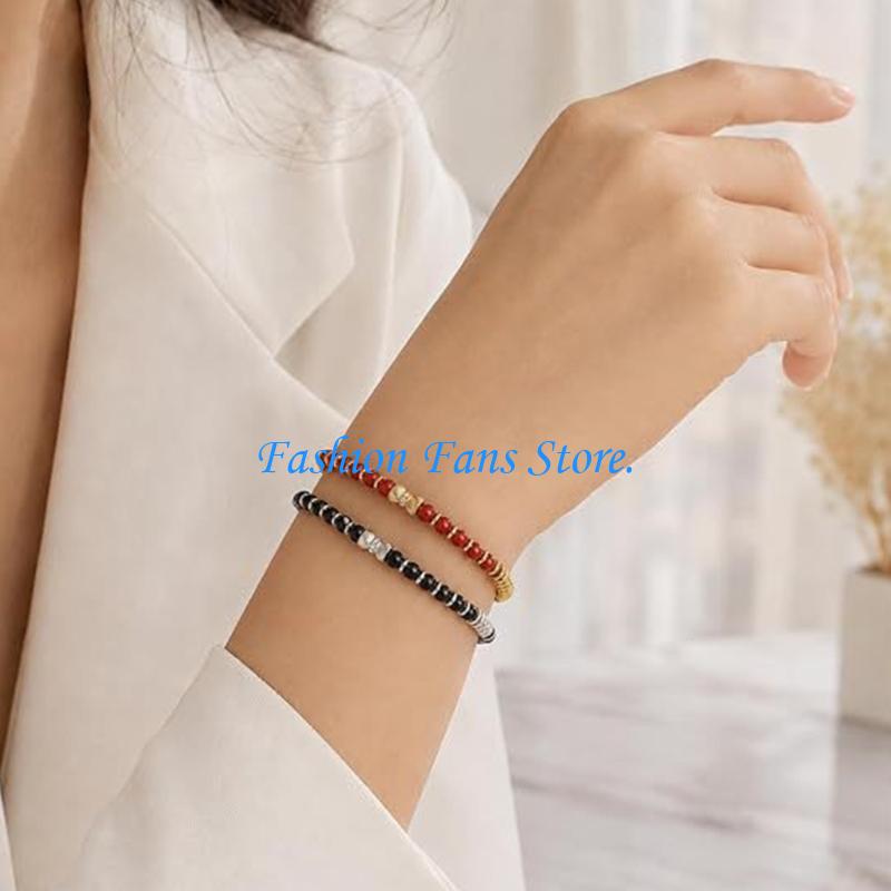 Bracelet perles rondes serti p - Coordinates Bracelet avis et prix