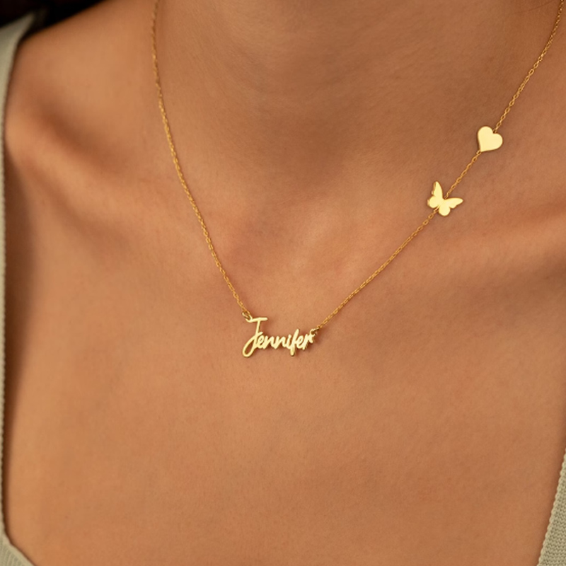 Colliers personnalisés avec no - Birth Flower Necklace avis et prix