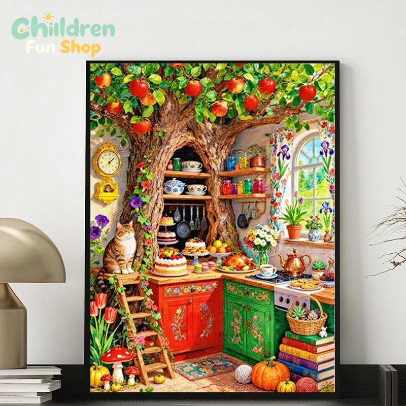 Cuisine fantaisiste avec un ar - Photo Mosaic Print avis et prix